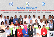 FAO/NACA Workshop on Information Requirements for Maintaining Aquatic Animal Biosecurity